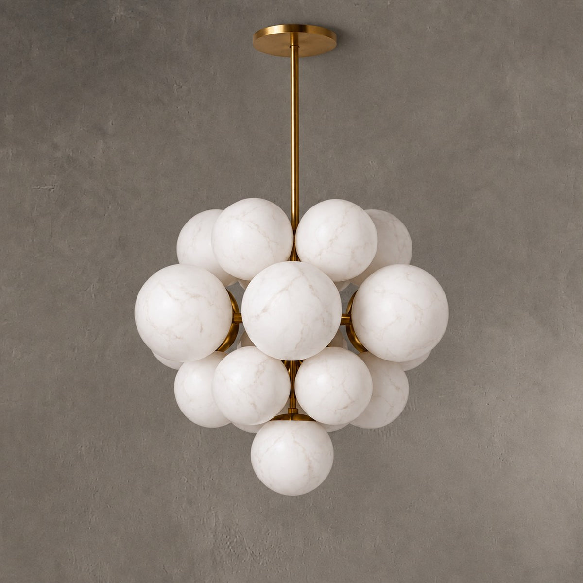 Aurelia Alabaster Cluster Chandelier