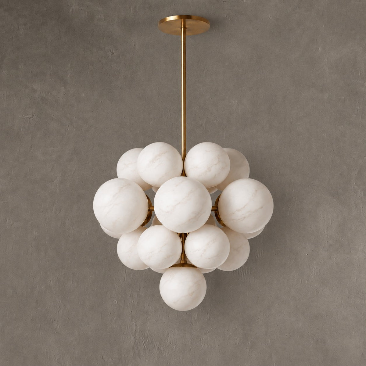 Aurelia Alabaster Cluster Chandelier