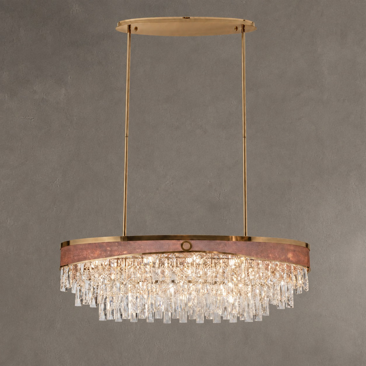 Crystal Rectangular Chandelier