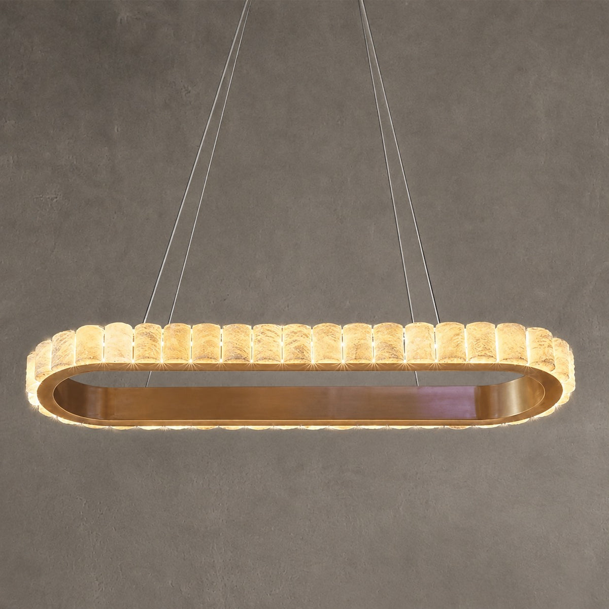 Modern  Luxury Alabaster Chandelier for Dining Room/Kitchen Island/Bar