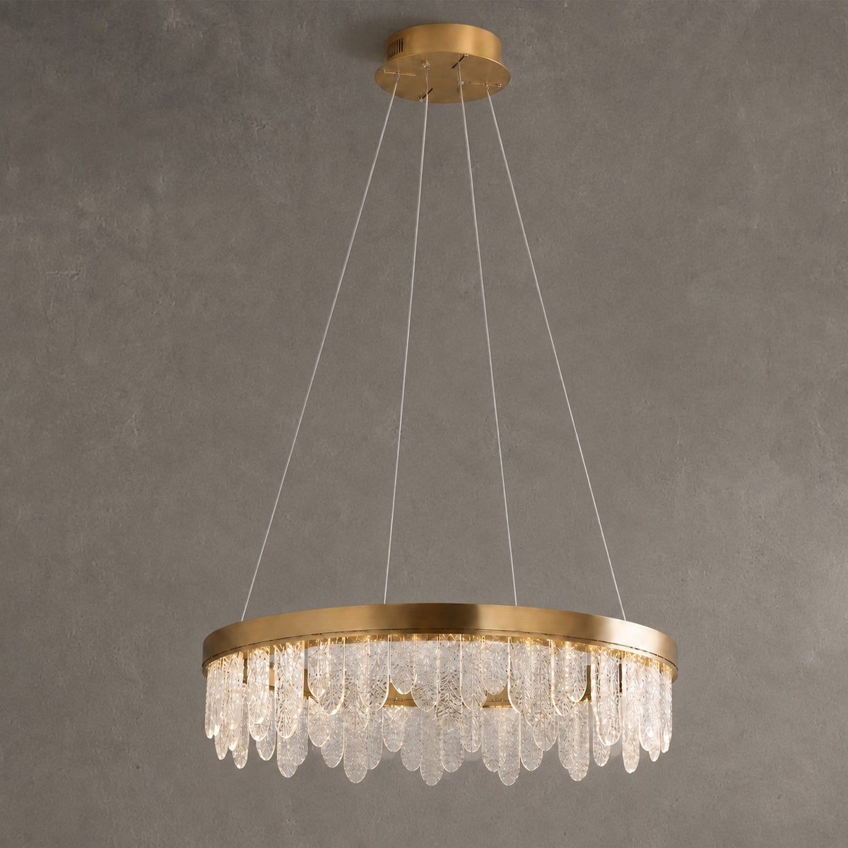 Soffione Glass Chandelier