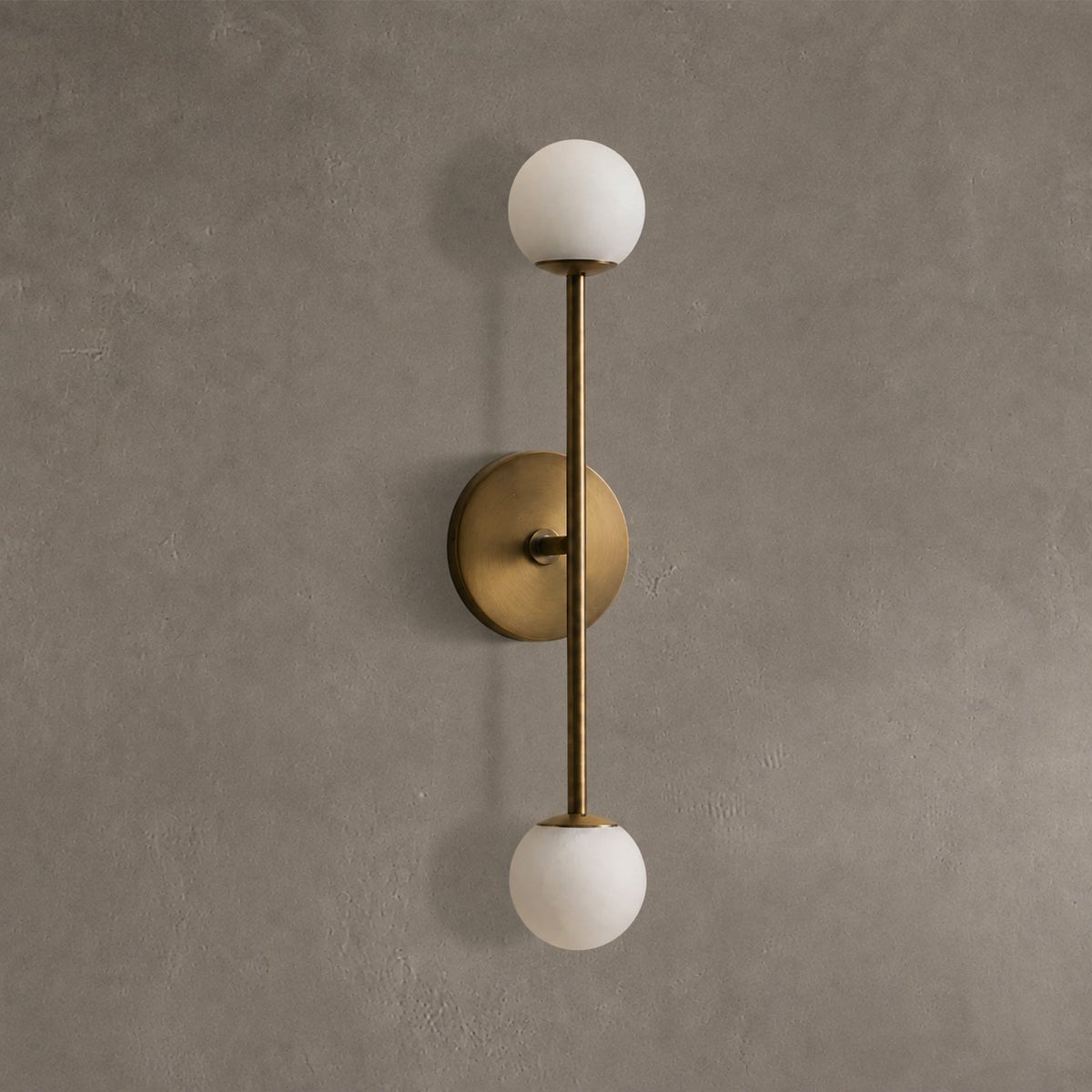 Marlbeau Double  Alabaster Sconce