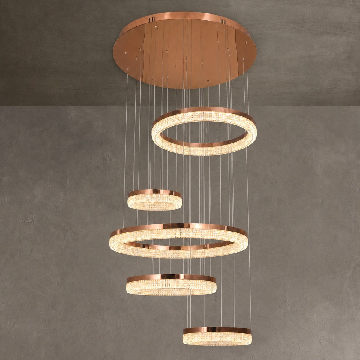 Penombra Ring Cascade Chandelier