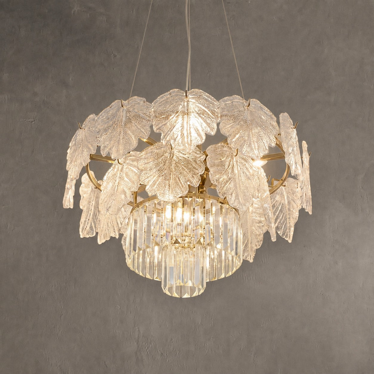 Keira Crystal Contemporary Chandelier 24" D