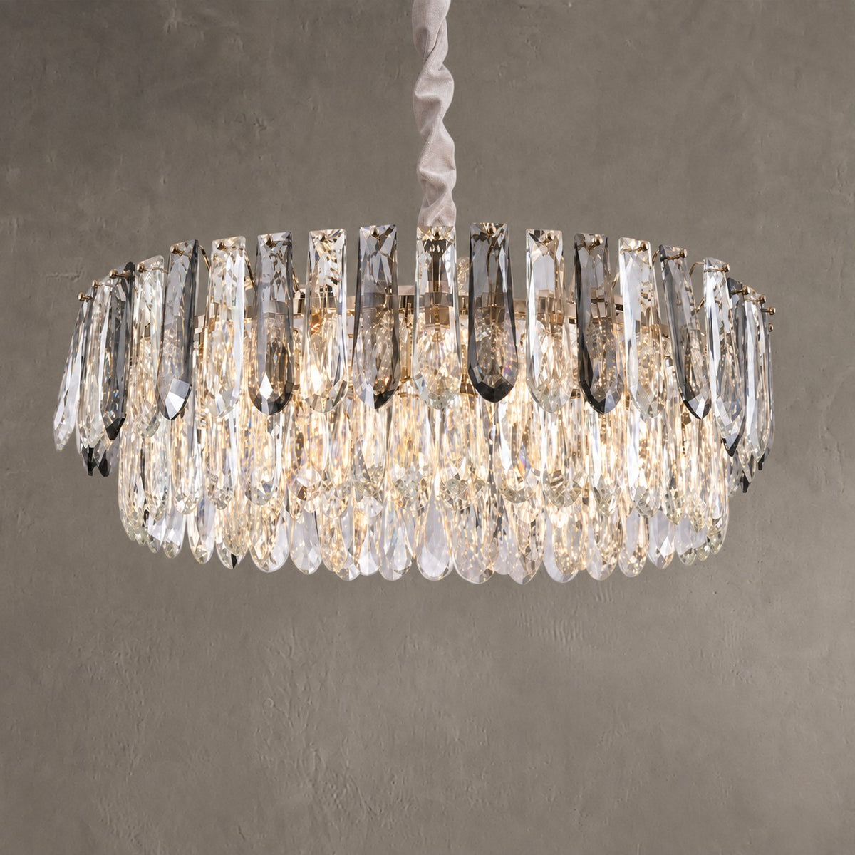 Eterea Crystal Halo Chandelier