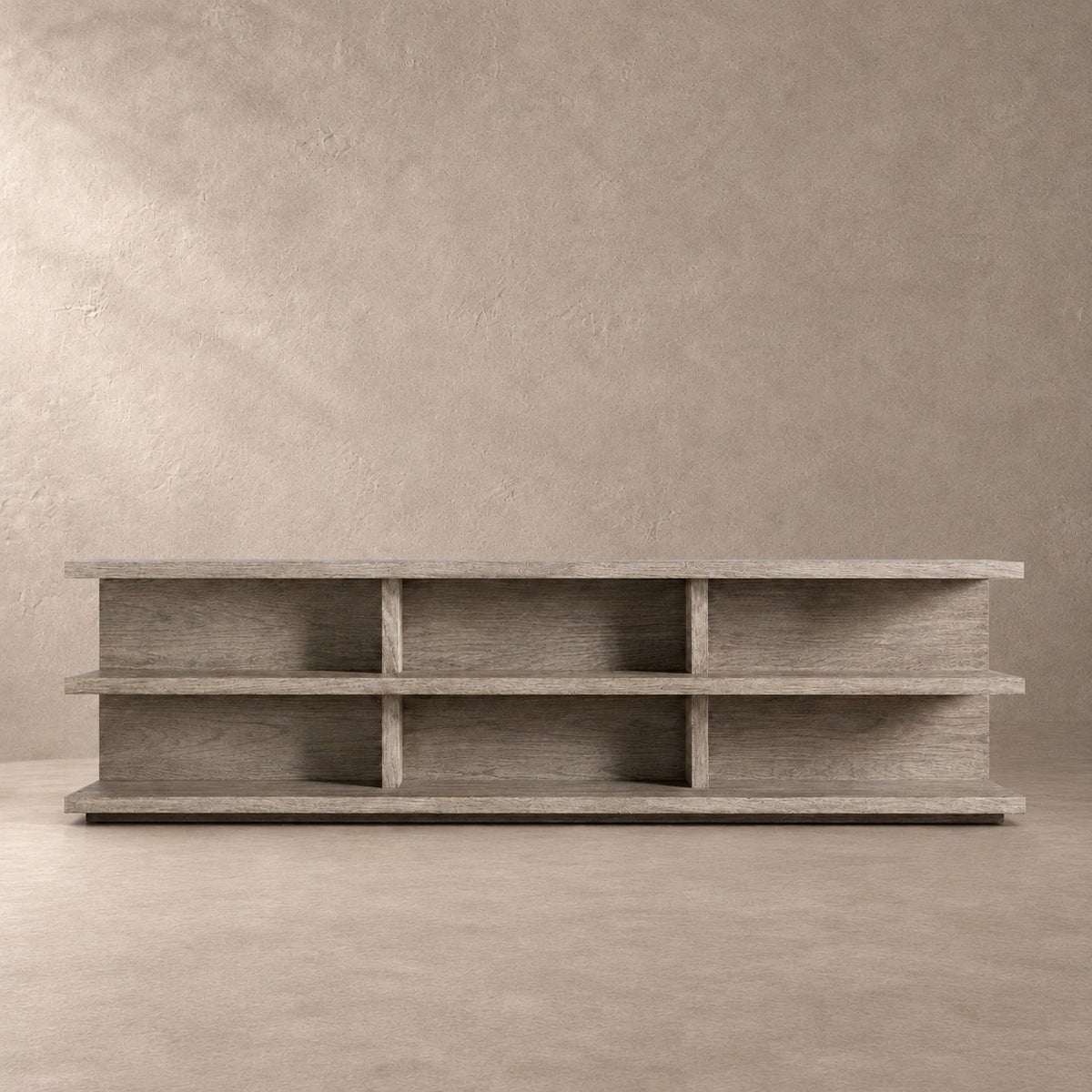 Contemporary Wood Console Table