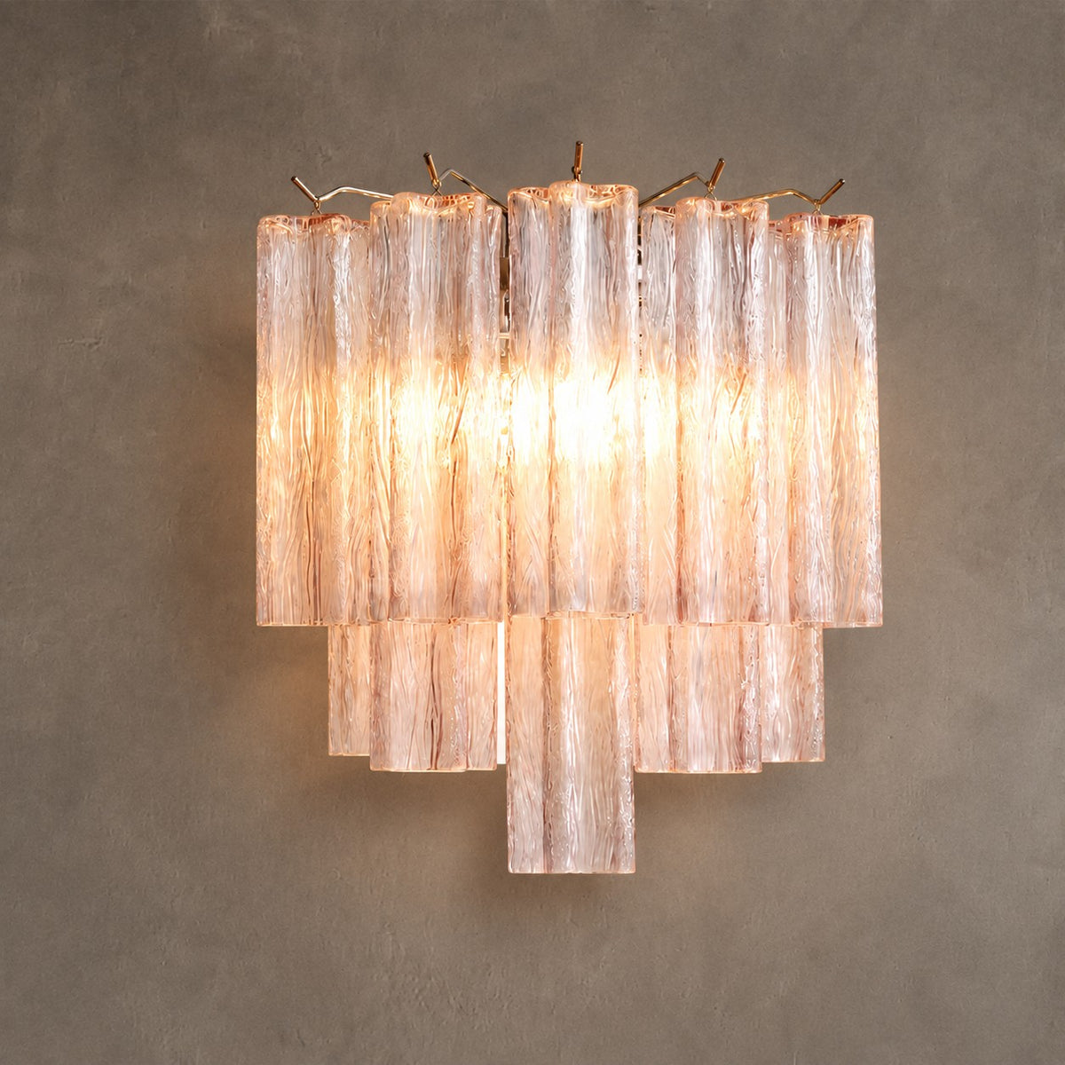 Wall Sconce Murano-Style Glass