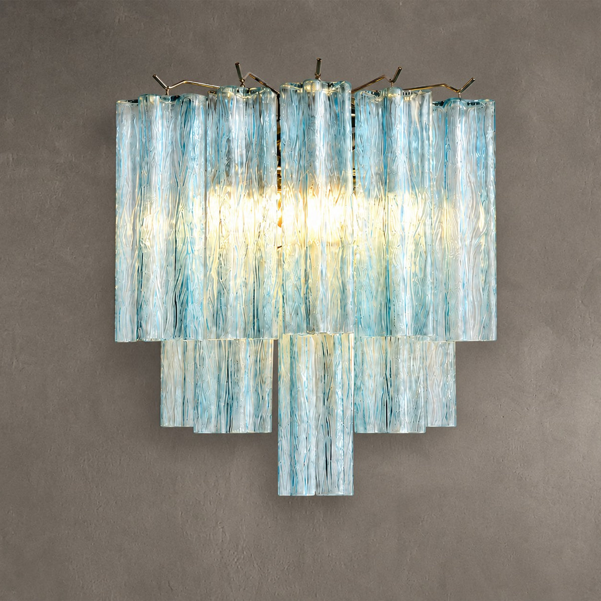 Wall Sconce Murano-Style Glass