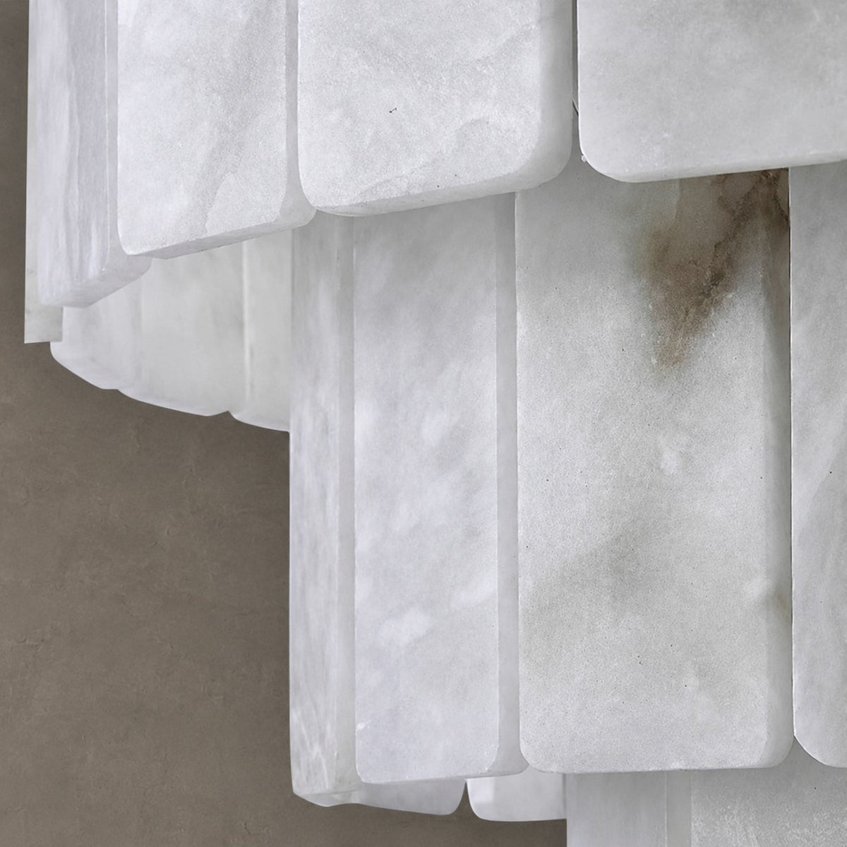 Alabaster Tiered Chandelier