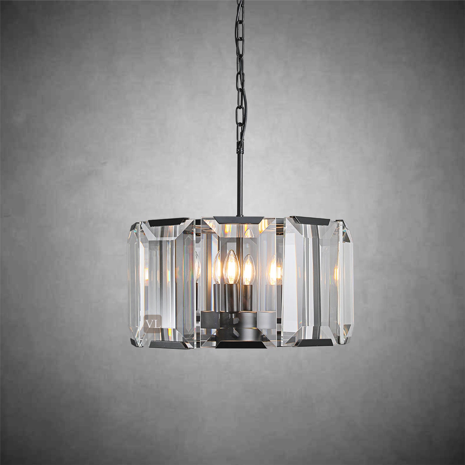 Hartley Crystal Round Chandelier