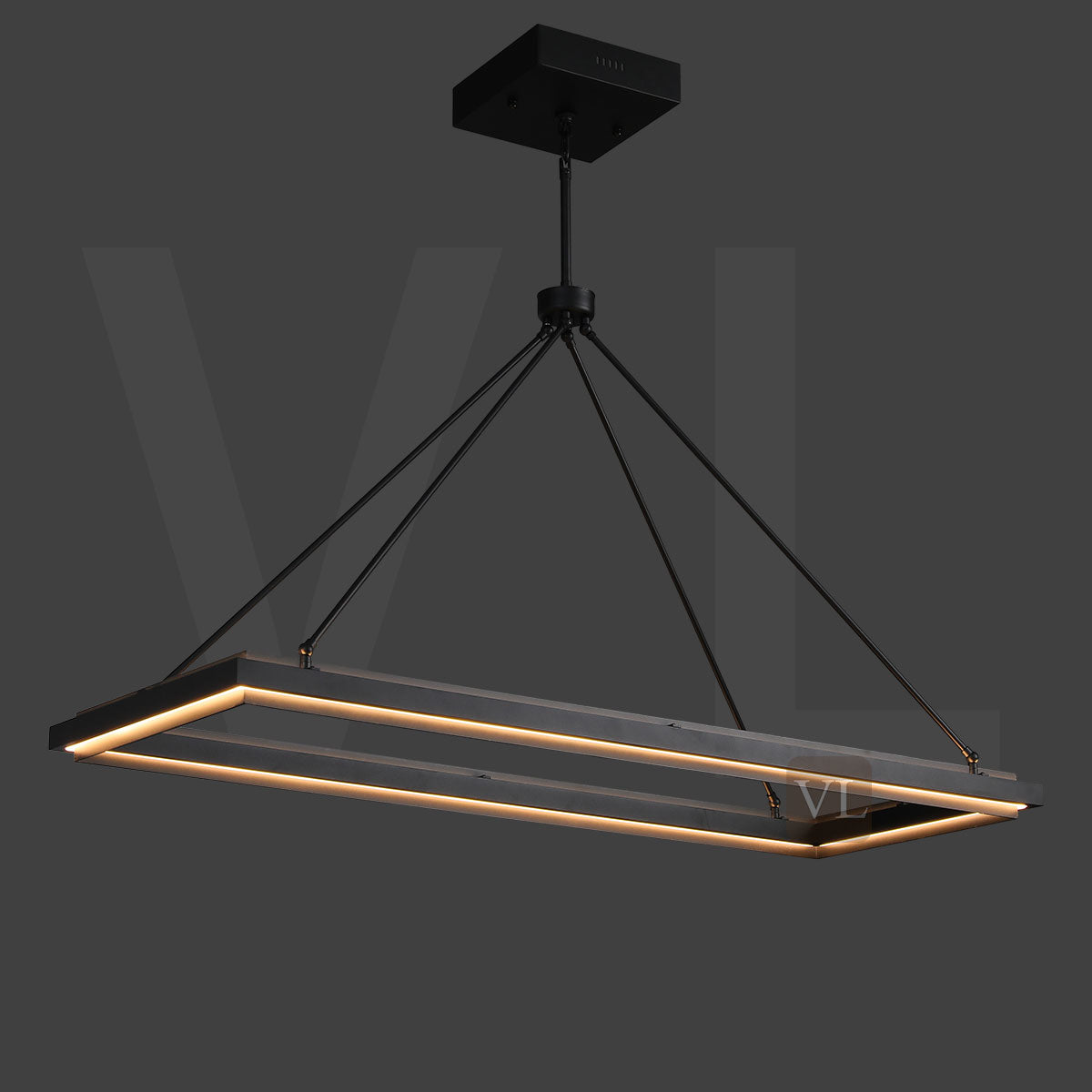 Peraltaire  Rectangle Chandelier