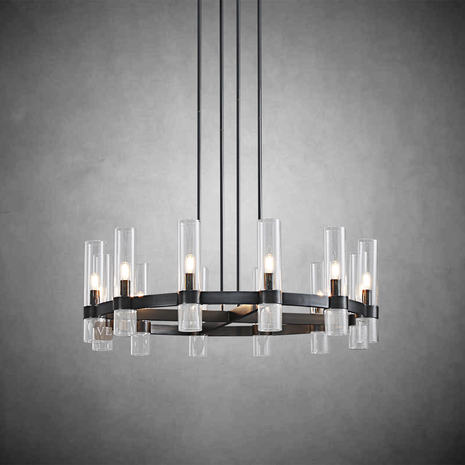 Ravon Glass Round Chandelier