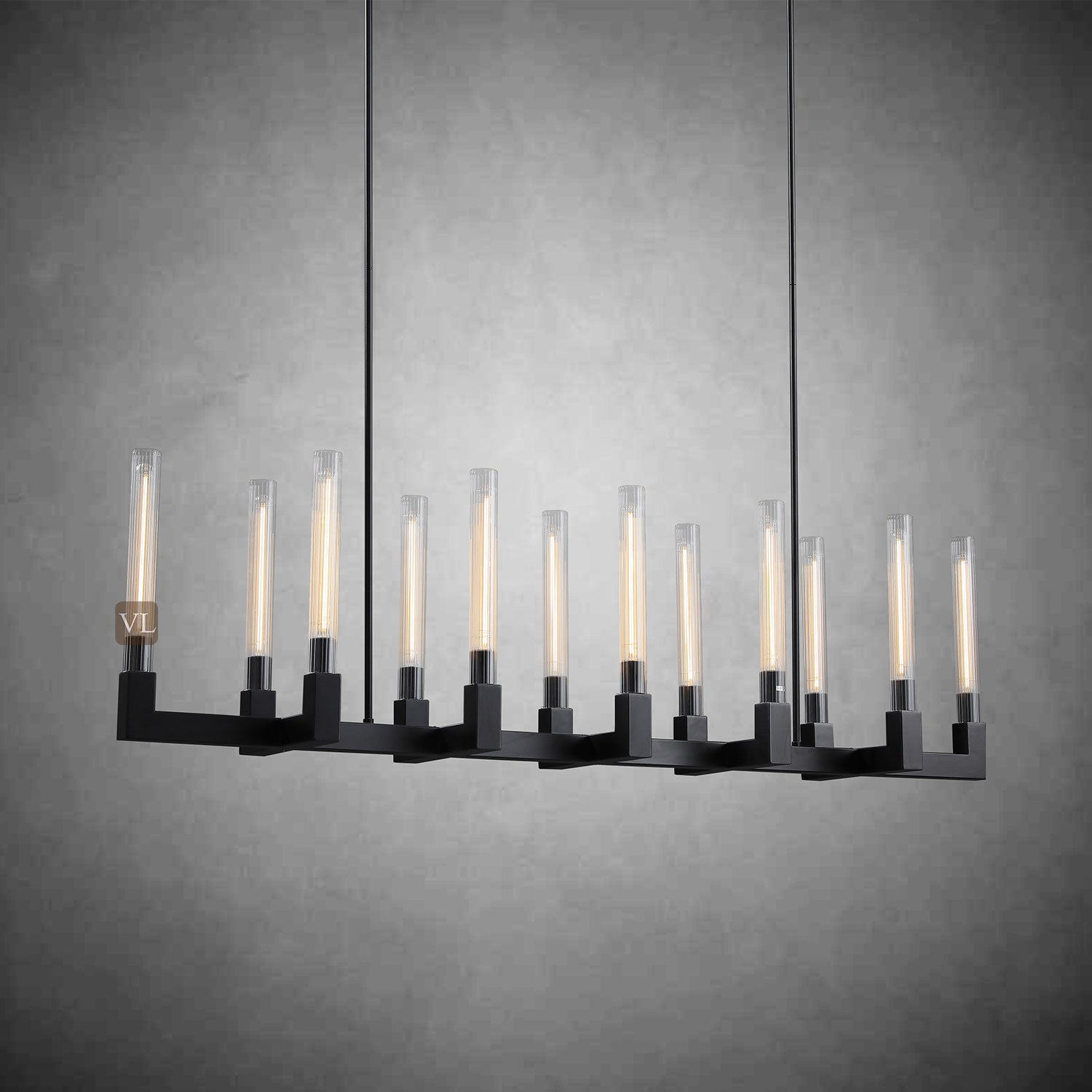 Caneluxe Linear Chandelier