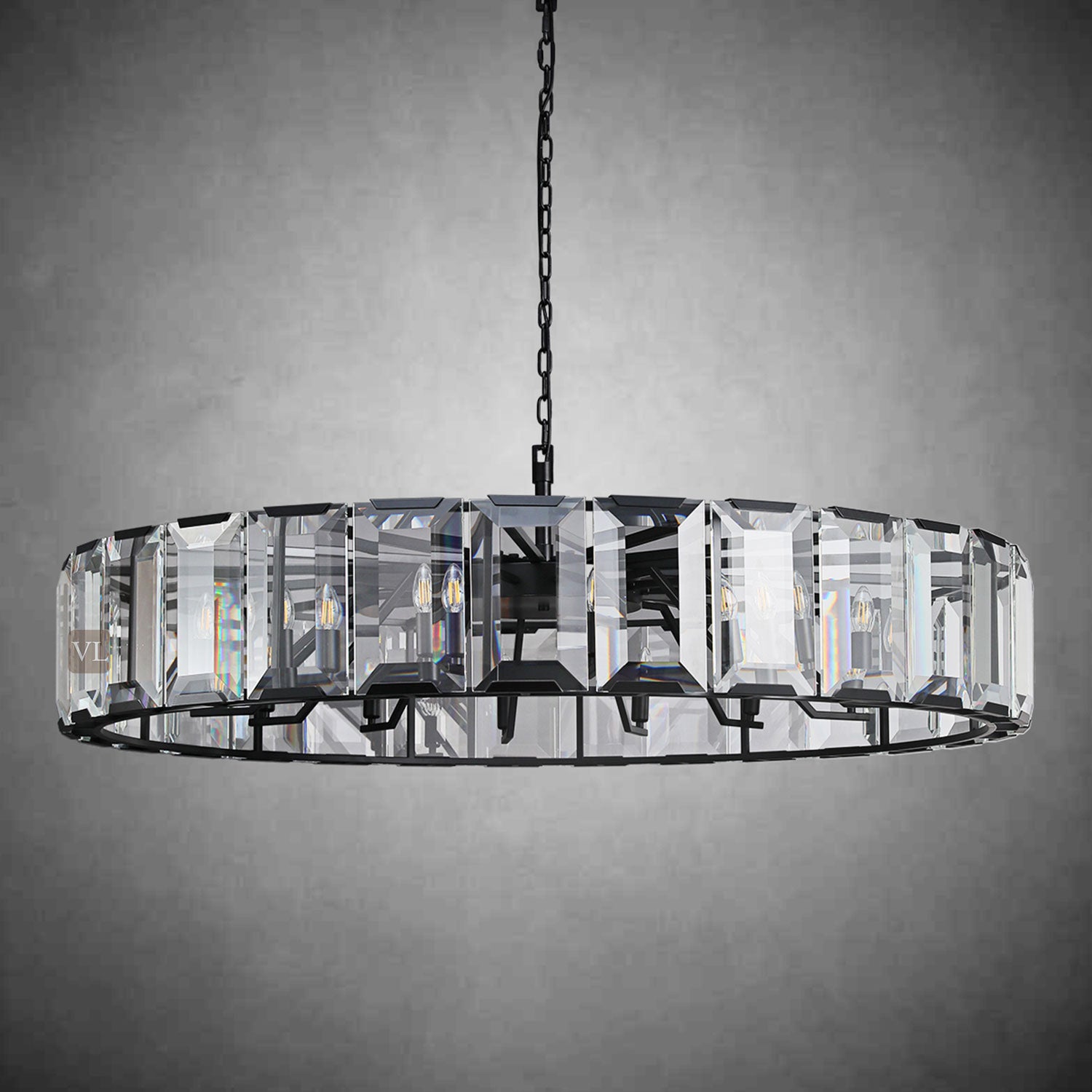 Hartley Crystal Round Chandelier