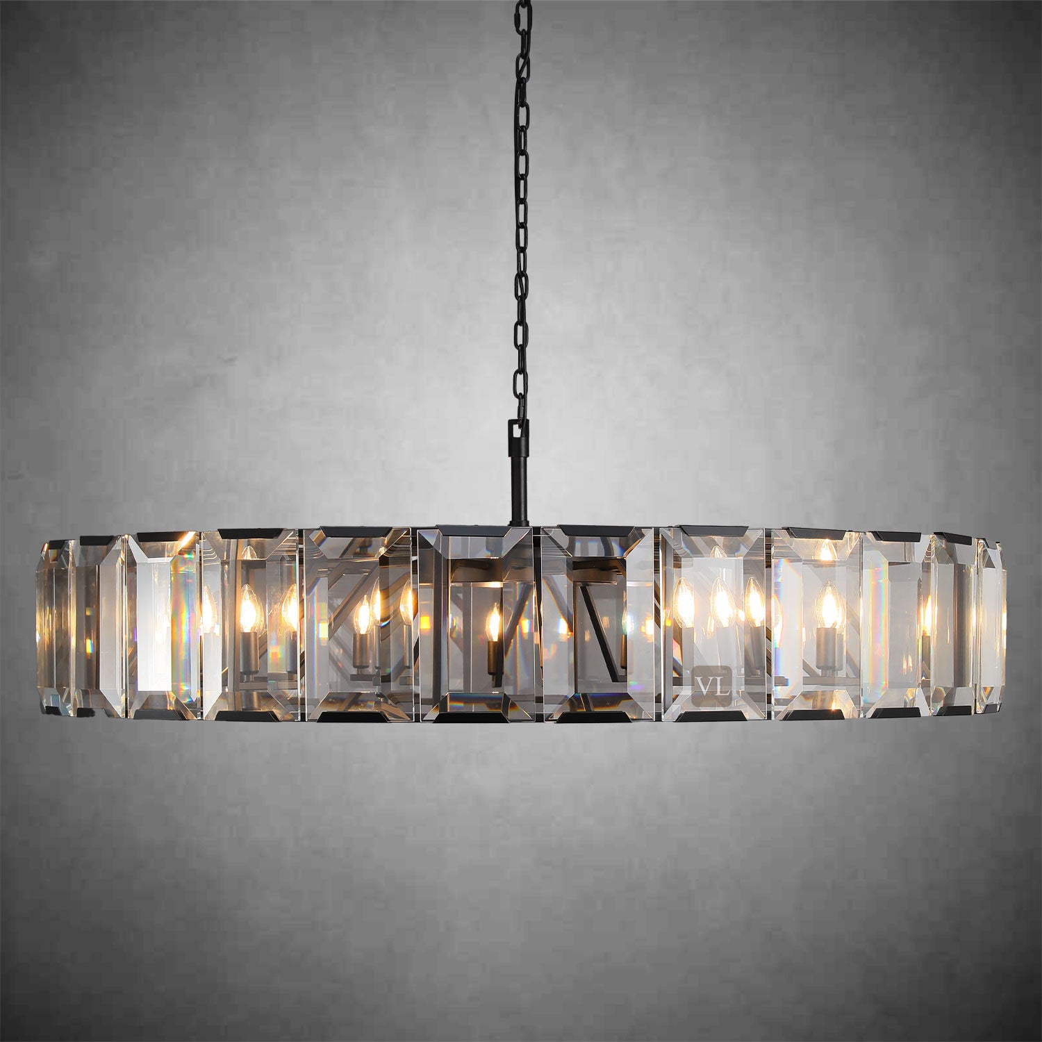 Hartley Crystal Round Chandelier