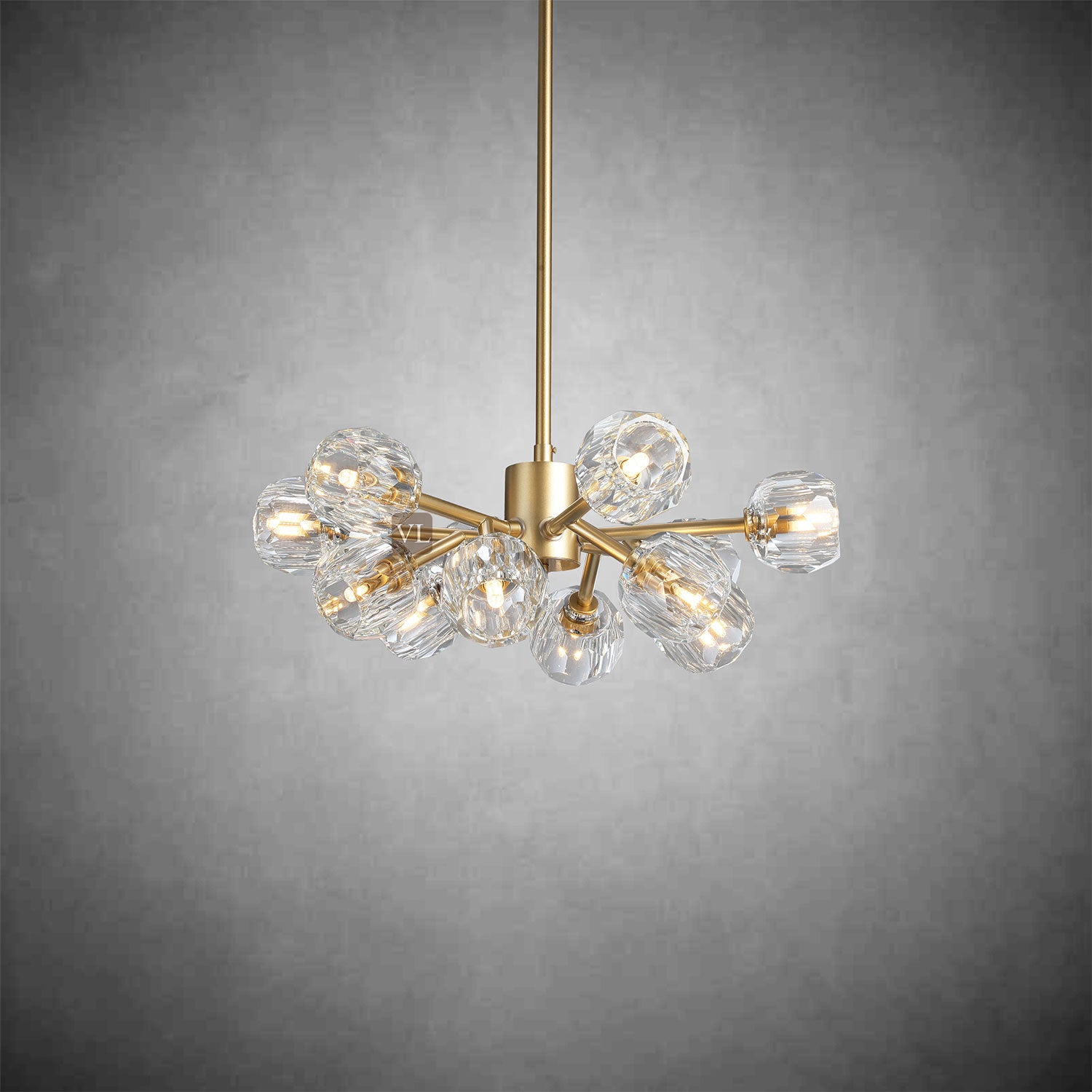 Bolura Crystal Ball Round Chandelier