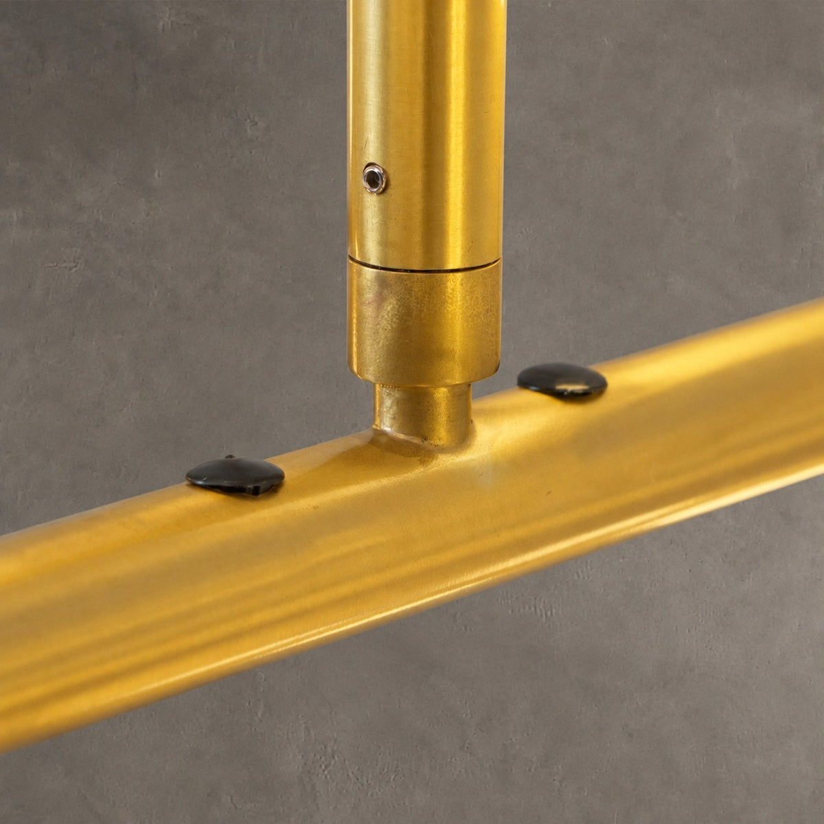 Brass Glass Drop Chandelier