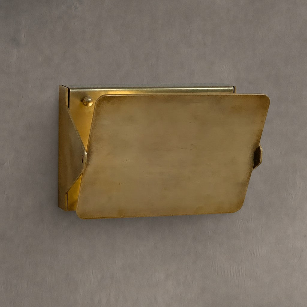 Brass Sconce with Flip Front