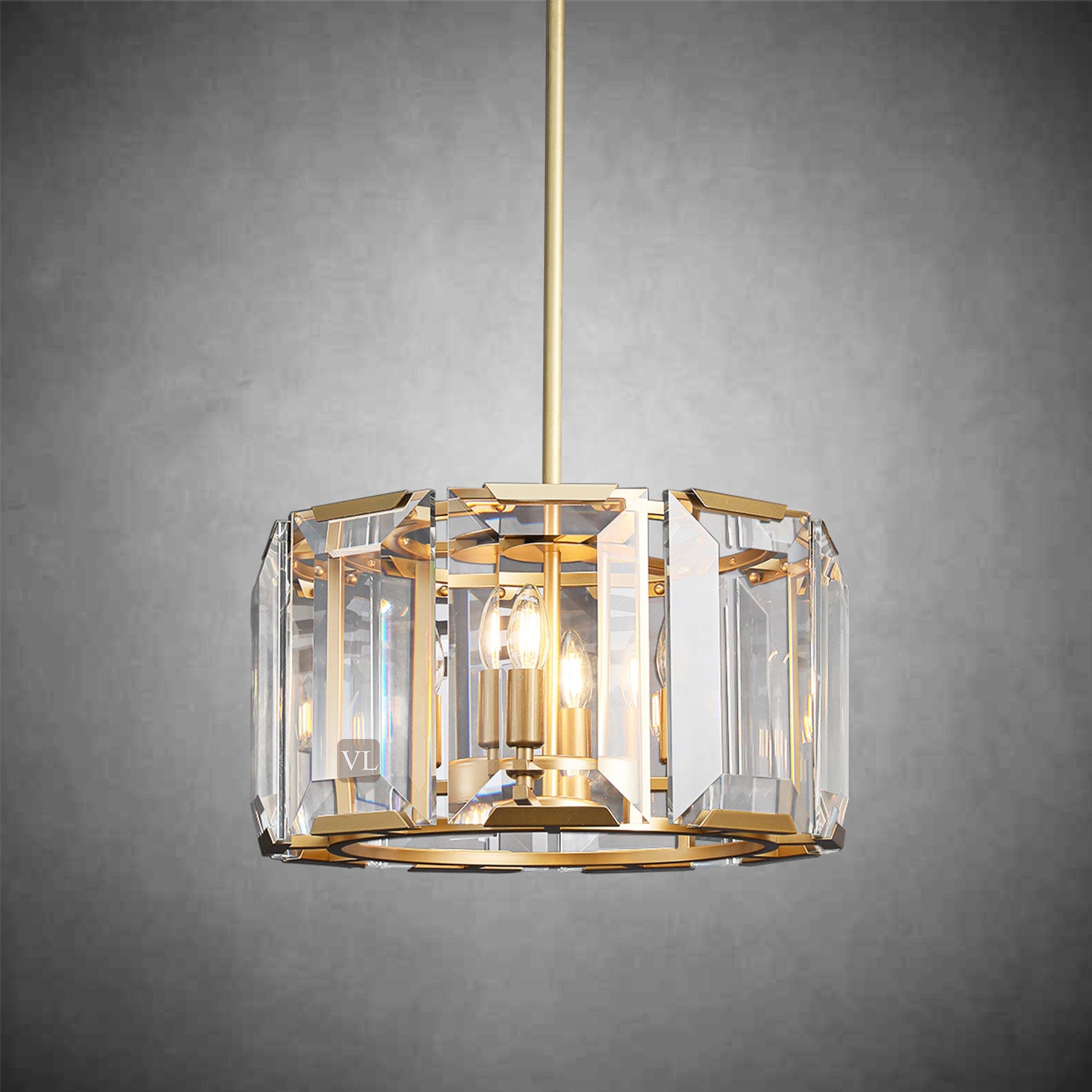 Hartley Crystal Round Chandelier