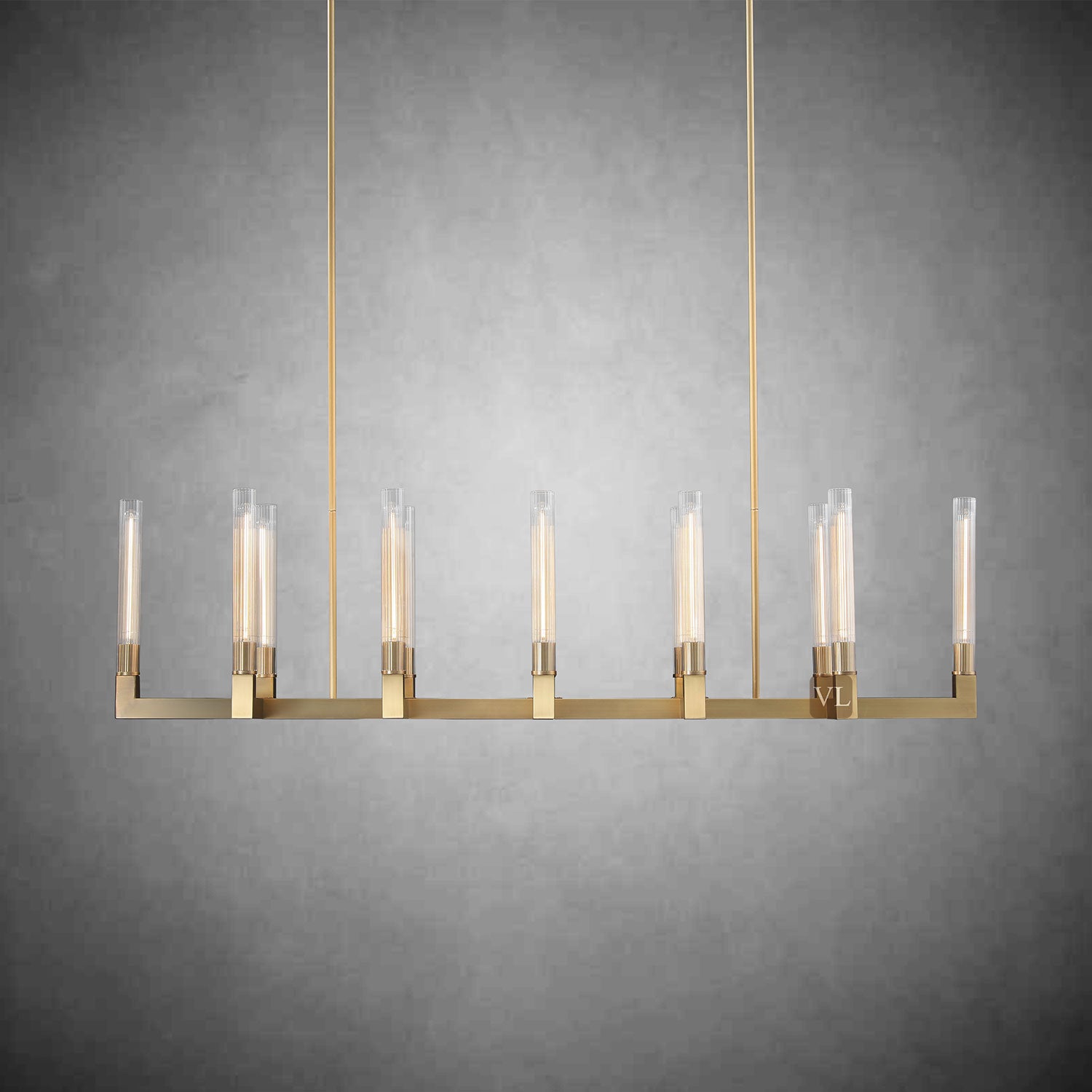 Caneluxe Linear Chandelier