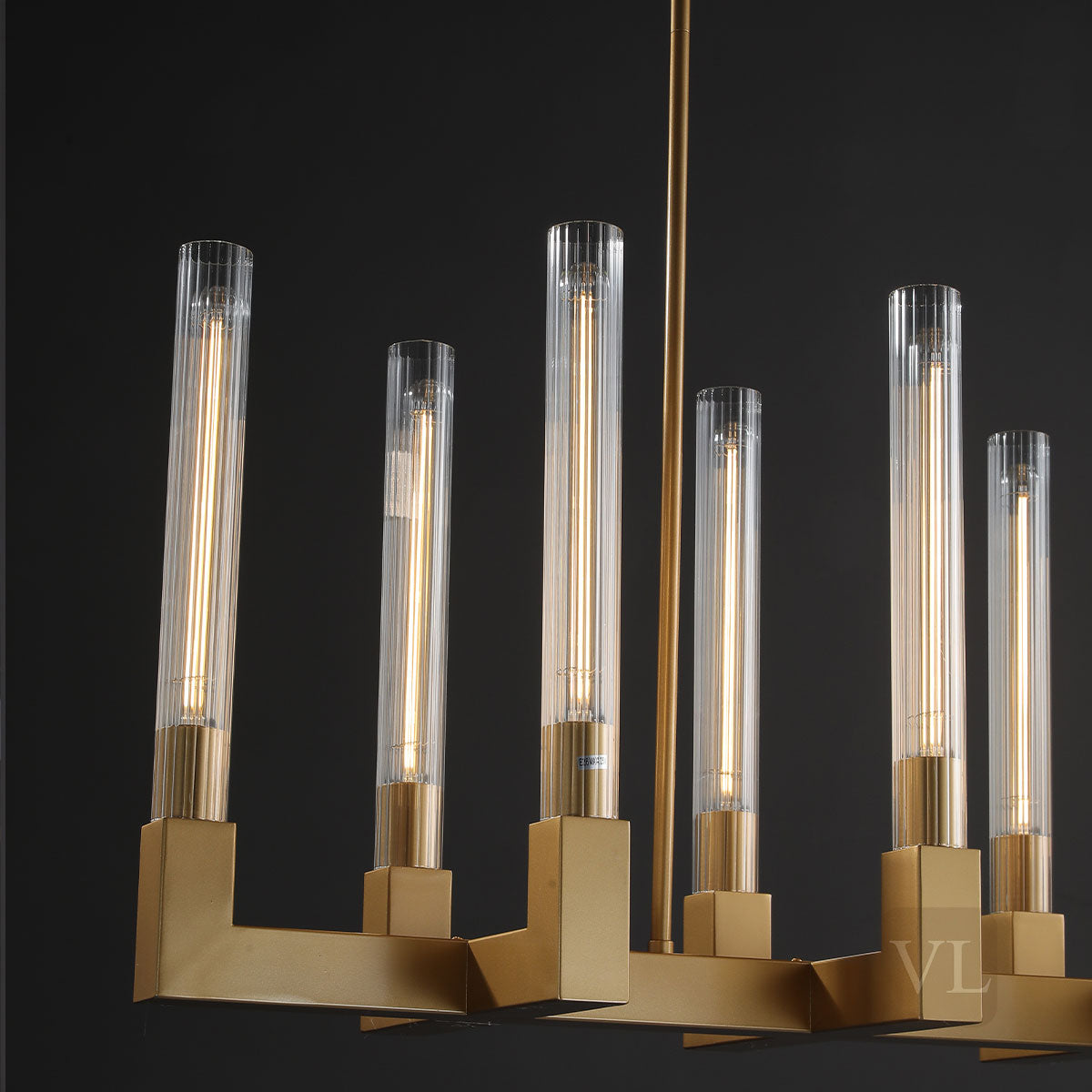 Caneluxe Linear Chandelier