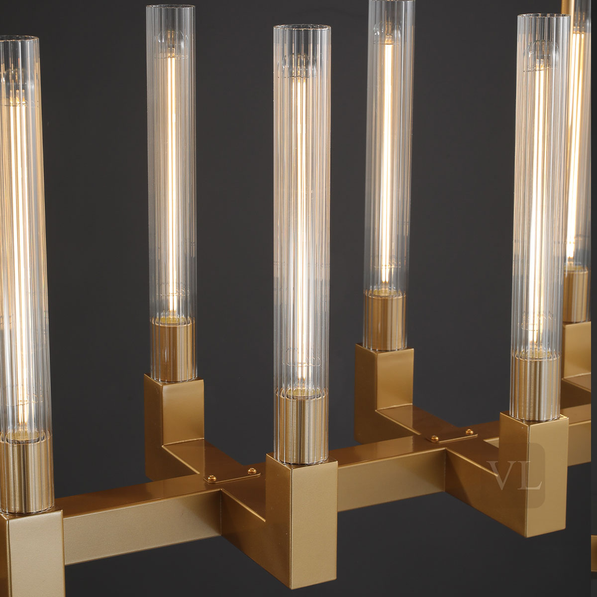 Caneluxe Linear Chandelier