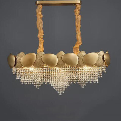 Erin Golden Crystal Chandelier