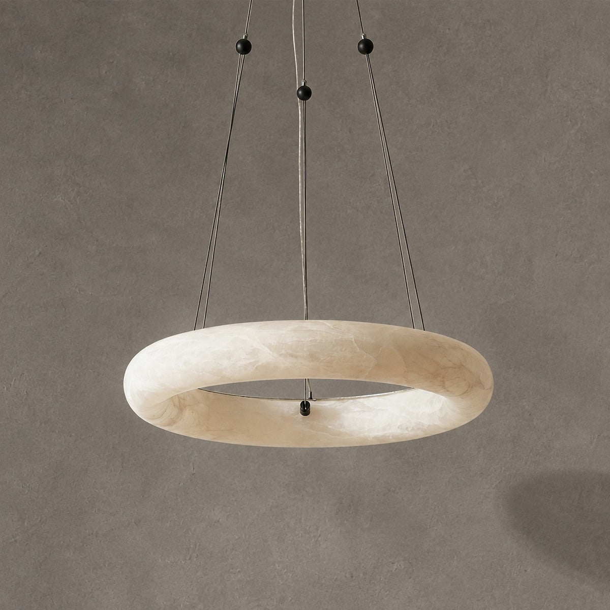 Single Ring Pendant Alabaster