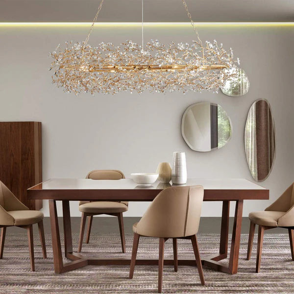 Fiore Oval Chandelier 62''74''