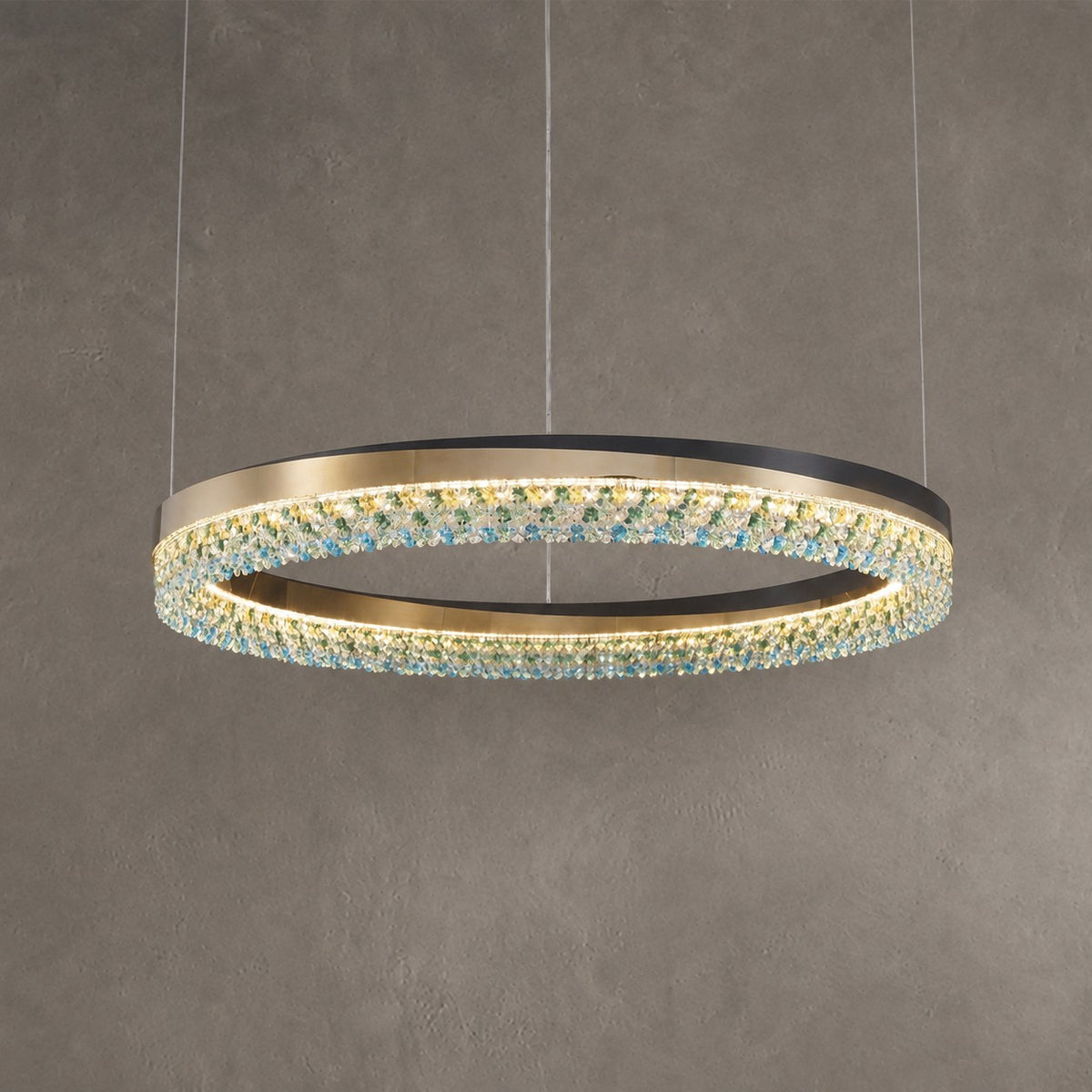 Orion Ring Crystal Chandelier