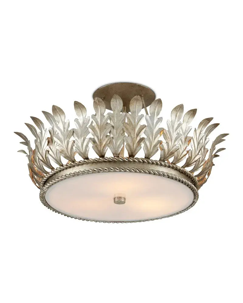 Arcadia Semi-Flush Mount Chandelier 18.5'' For living room, bed room, Foyer Entryway