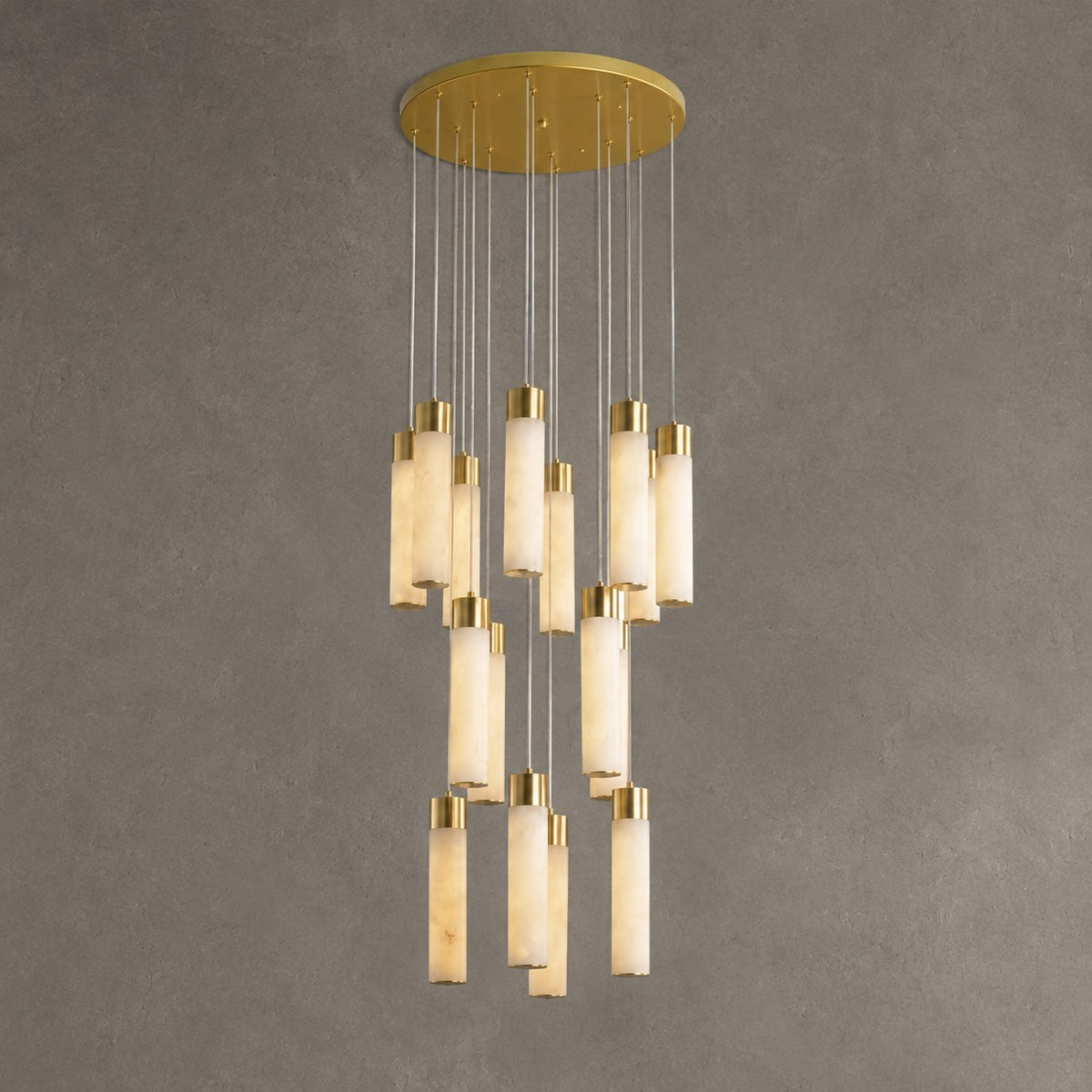 Celestial Alabaster Cascade Chandelier