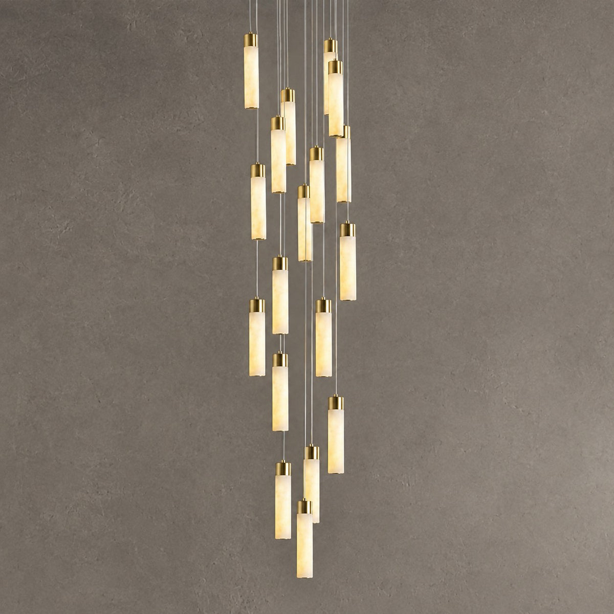 Celestial Alabaster Cascade Chandelier