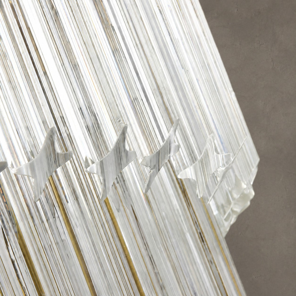 Chandelier  Cascada Spiral Clear Crystal Nickel