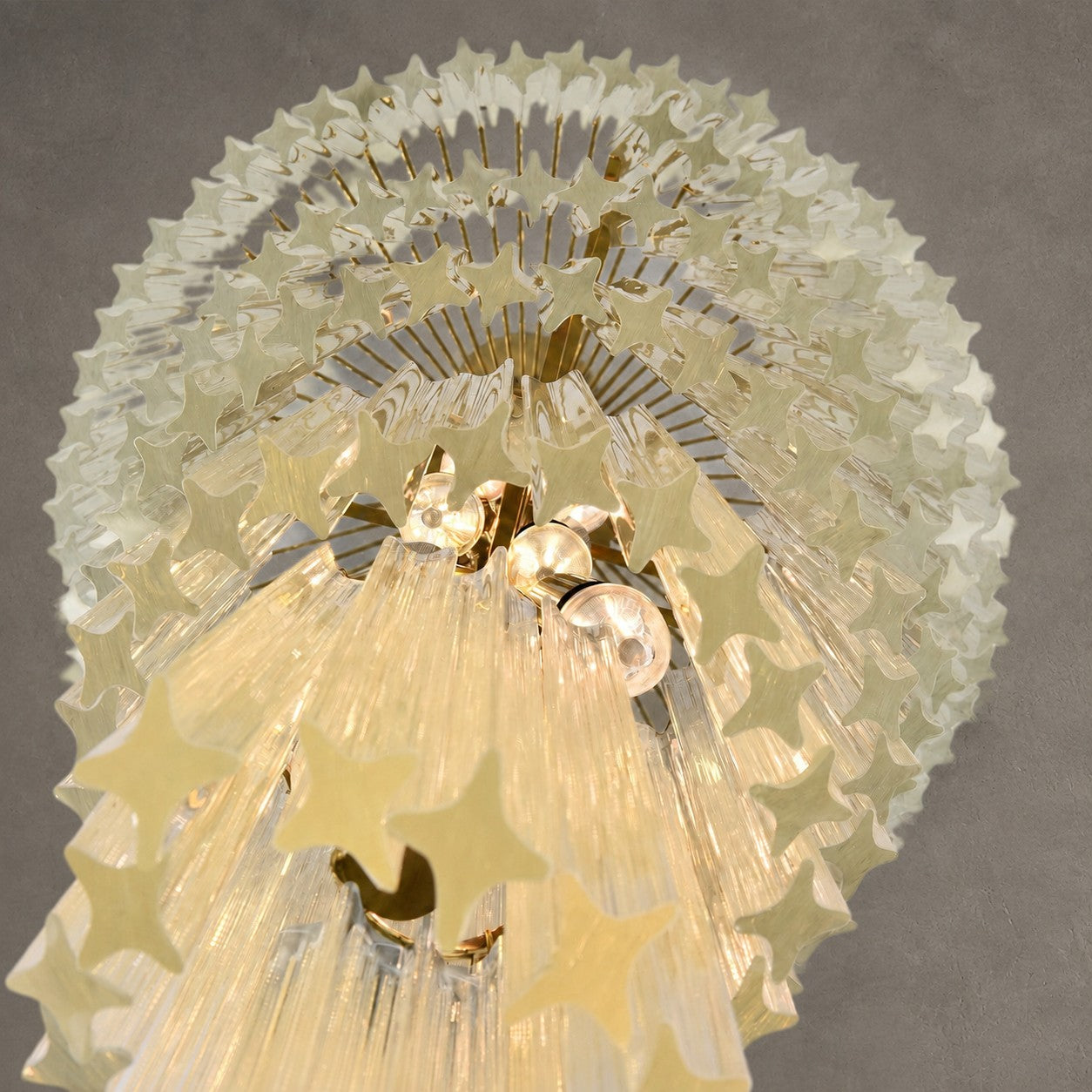 Chandelier  Cascada Spiral Clear Crystal Nickel