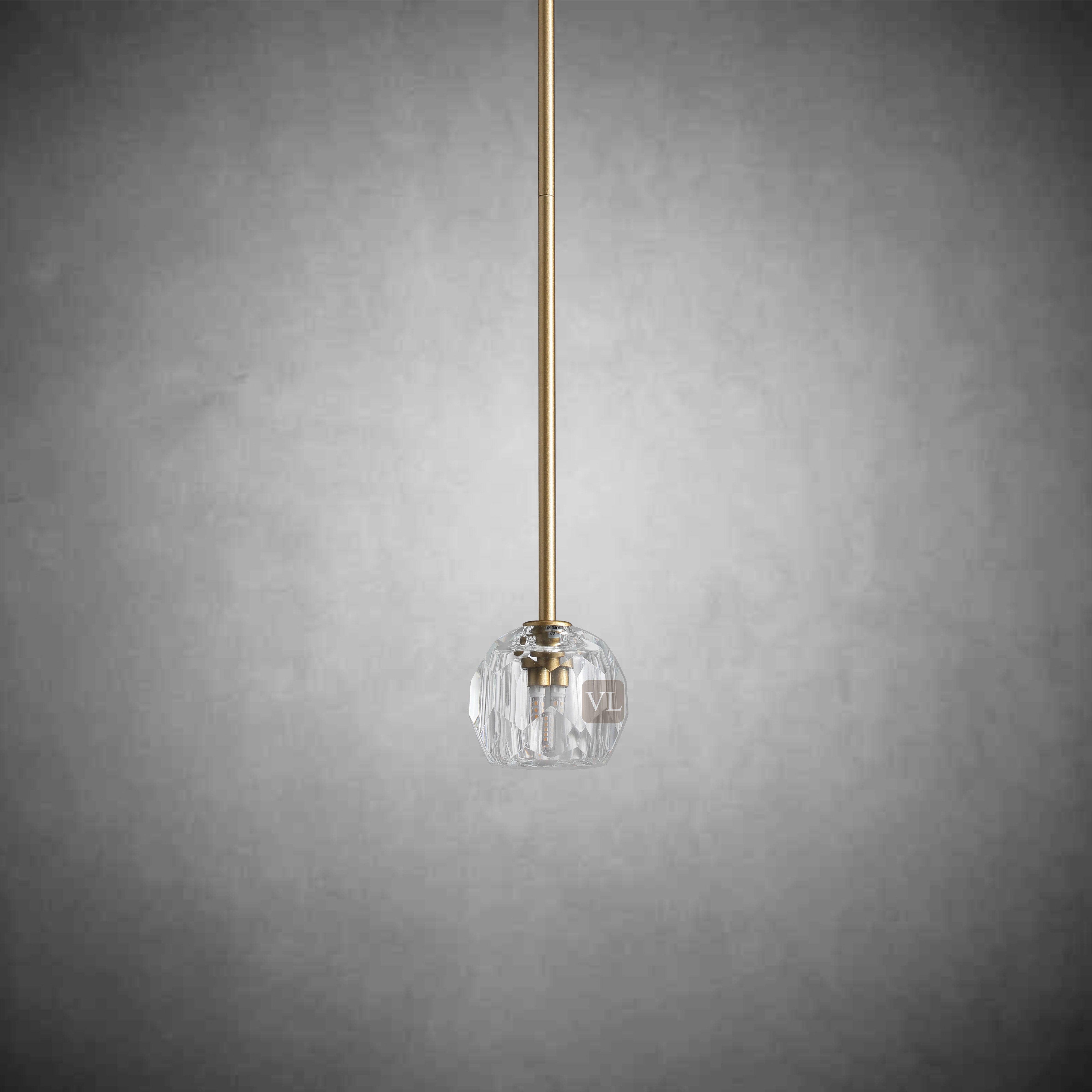 Bolura De Crystal Ball Pendant Lighting (Cord)