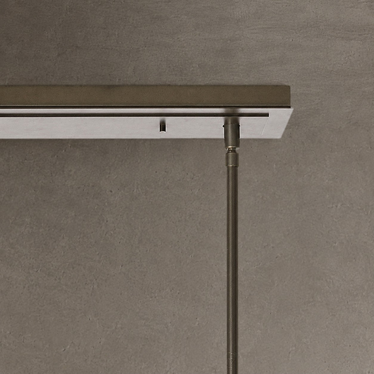 Contemporary Stainless Steel Linear Chandelier