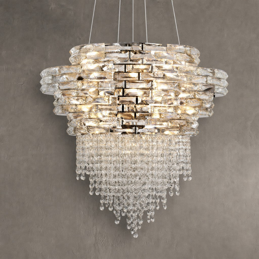 Corona Crystal Halo Chandelier