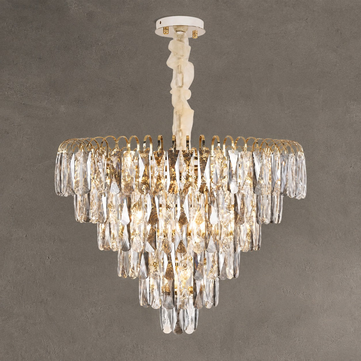 Eterea Crystal Rectangular Chandelier