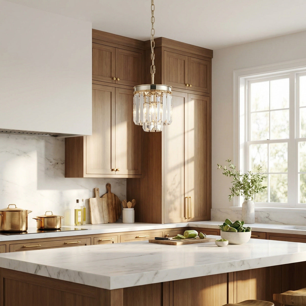 Selene Linear Crystal Chandelier
