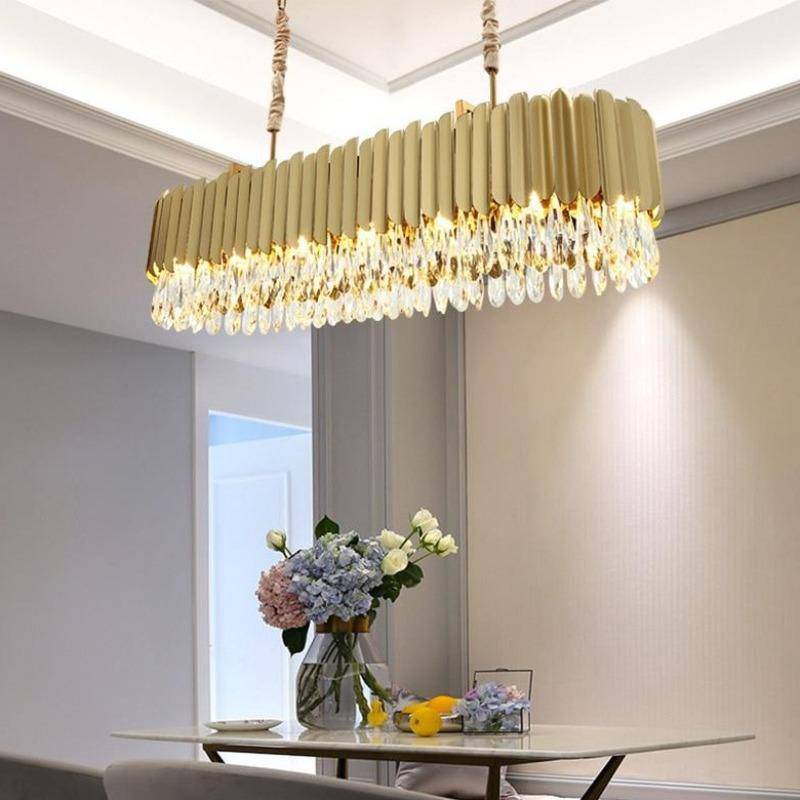 Legance Dining Room Chandelier, Gold