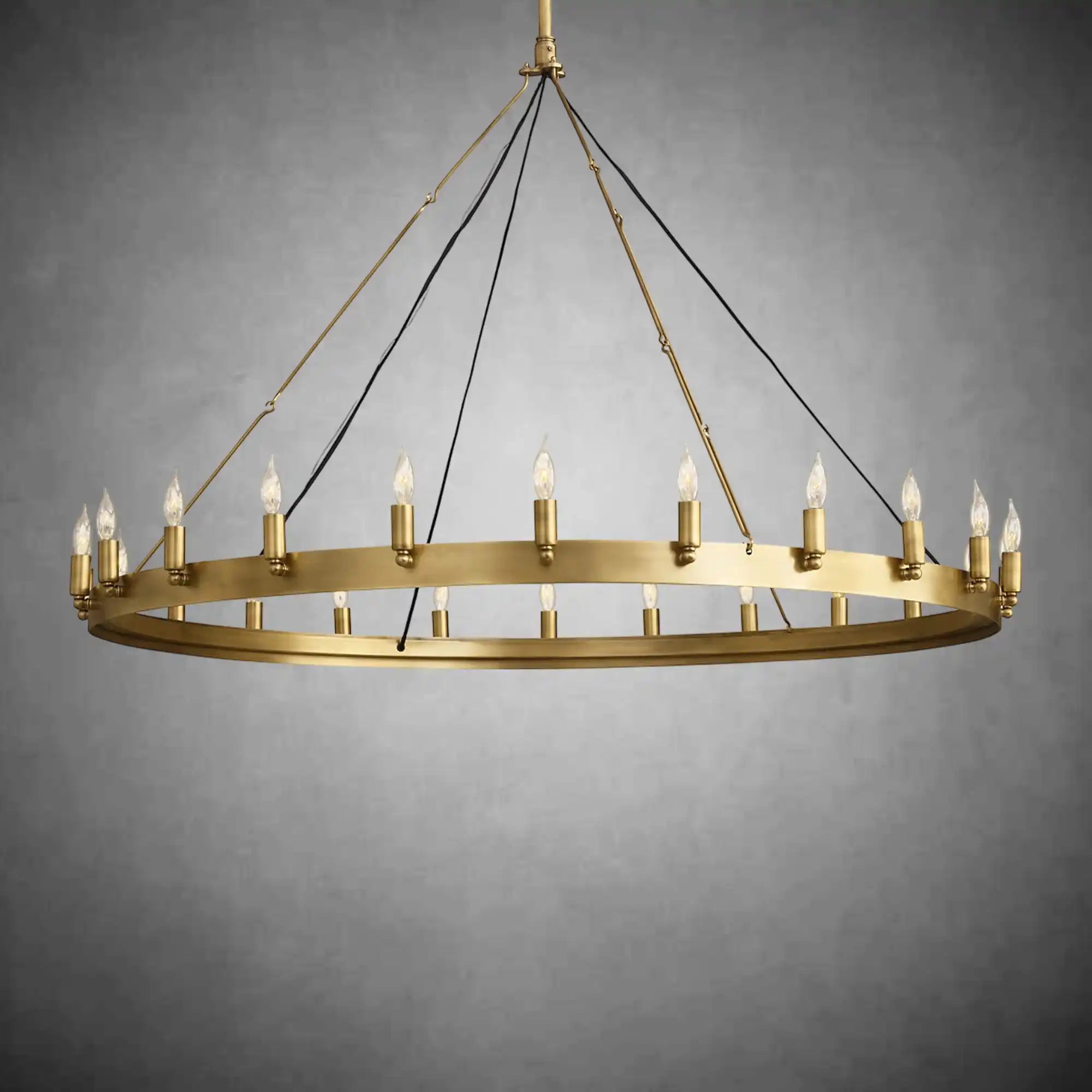 Dania Camina Luxury Vintage Round Chandelier