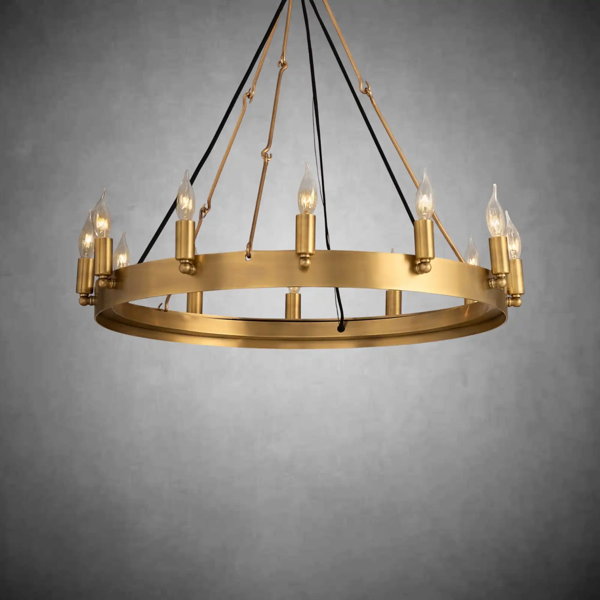 Dania Camina Luxury Vintage Round Chandelier