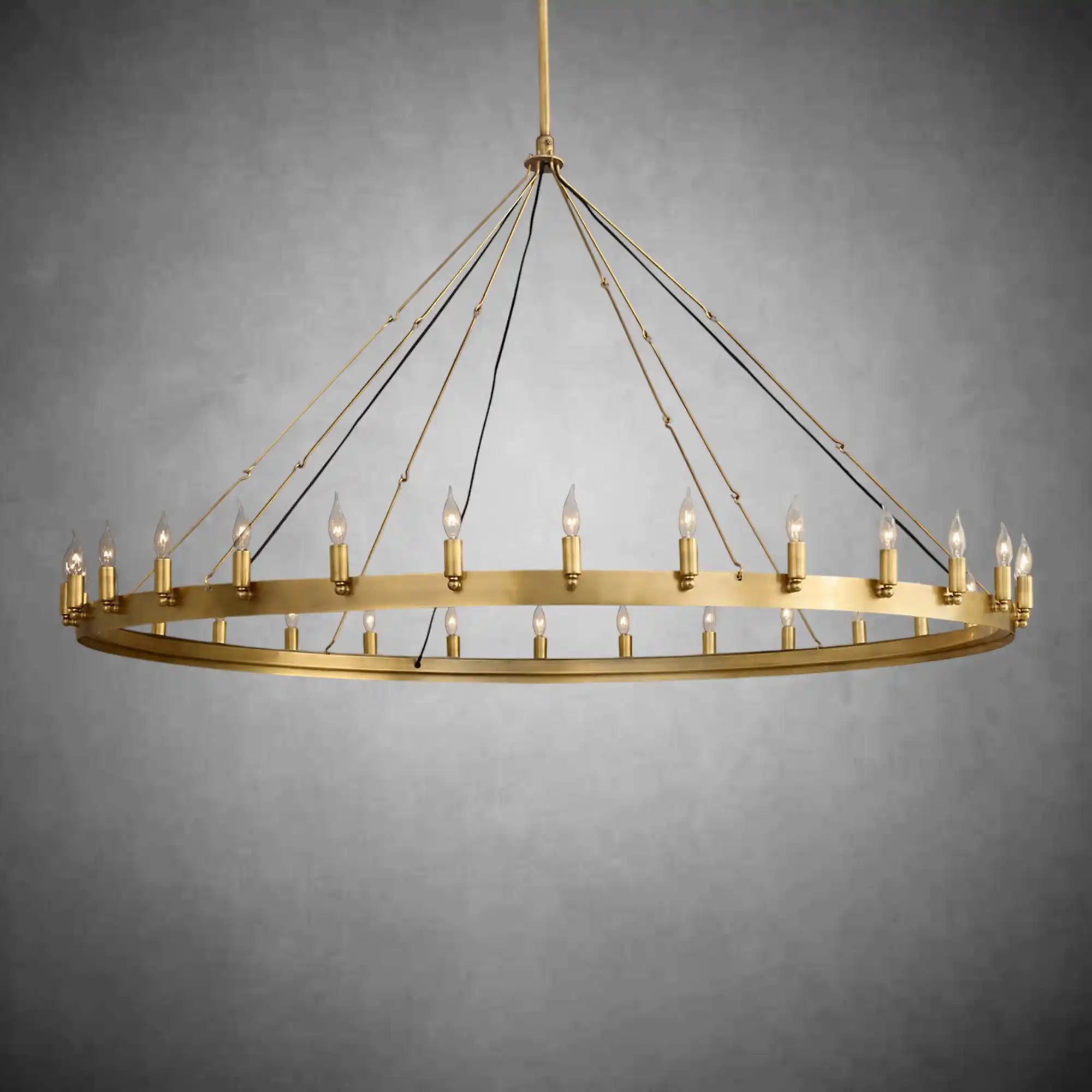 Dania Camina Luxury Vintage Round Chandelier