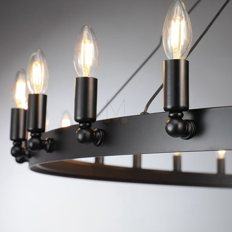 Dania Camina Luxury Vintage Round Chandelier