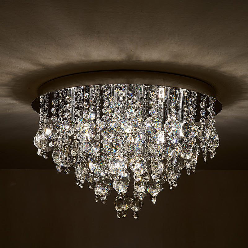 Flush Mount Crystal Ceiling Lighting