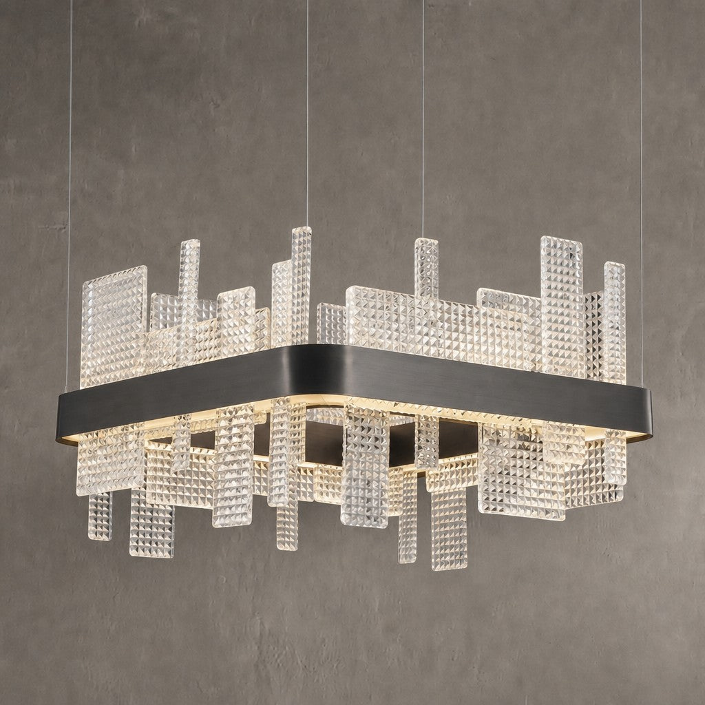 Lyra Glass Pendant Light 19.7"