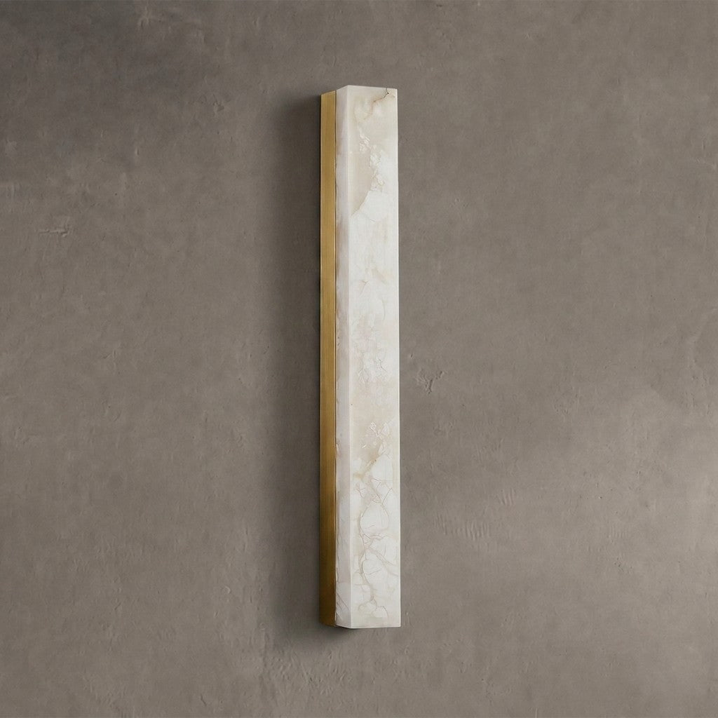 Geometric Alabaster Wall Lamp