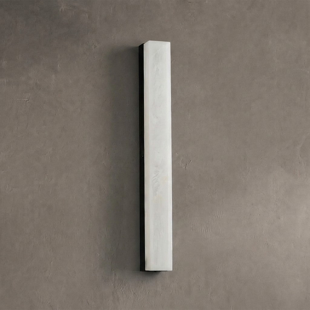 Geometric Alabaster Wall Lamp