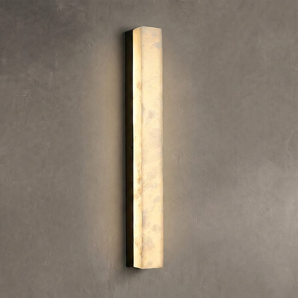 Geometric Alabaster Wall Lamp